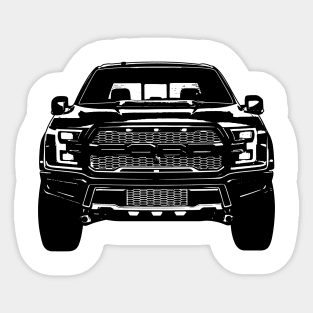 F 150 Raptor Sketch Art Sticker